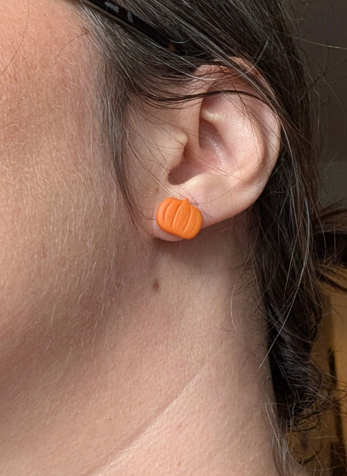 Fall Stud Earring Set – Pumpkins, Mittens, Maple Leaf & Acorn (Hypoallergenic Titanium)