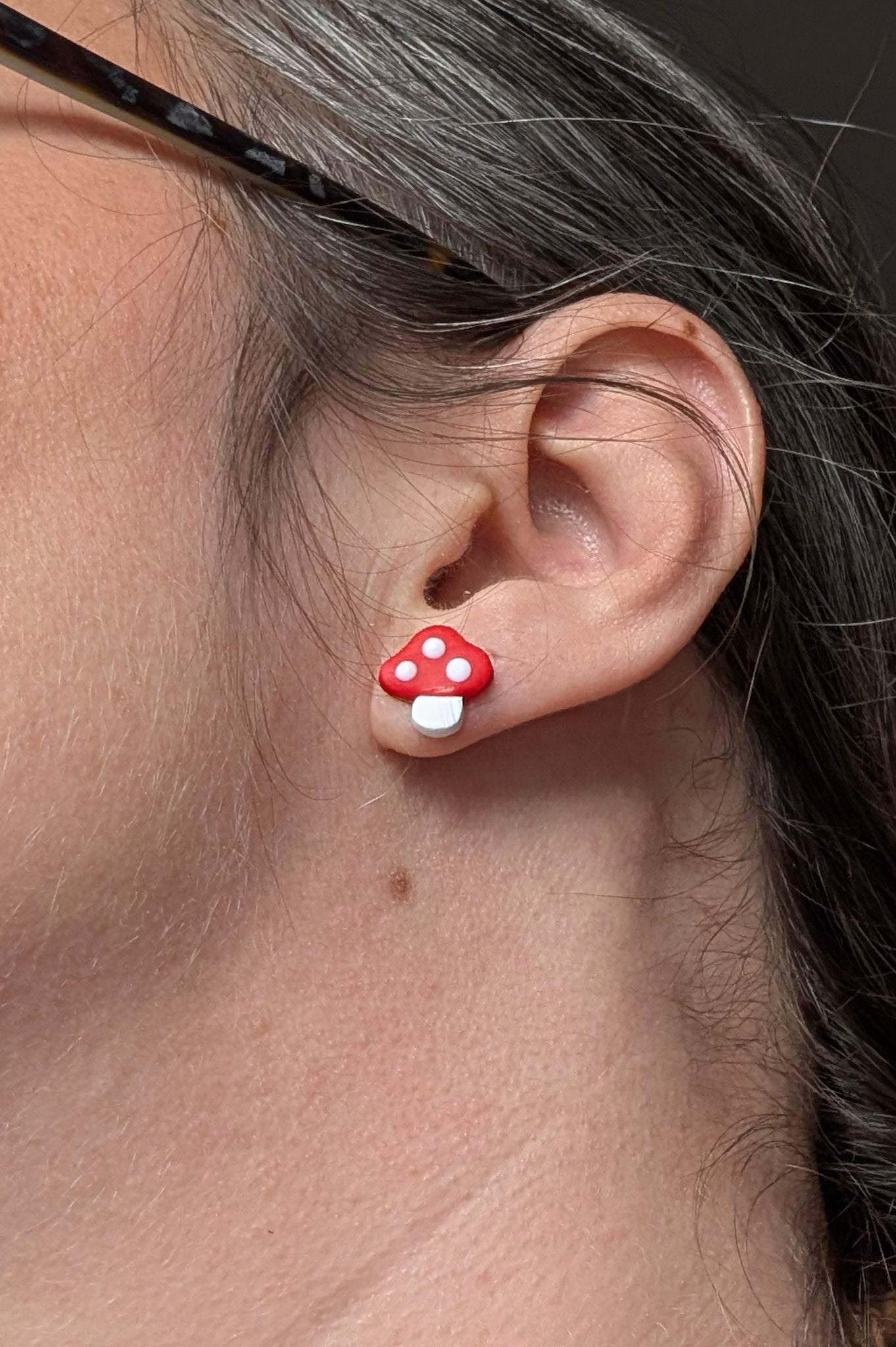 Fall Stud Earring Set – Mushroom, Squirrel, Hat & Squash (Hypoallergenic Titanium)
