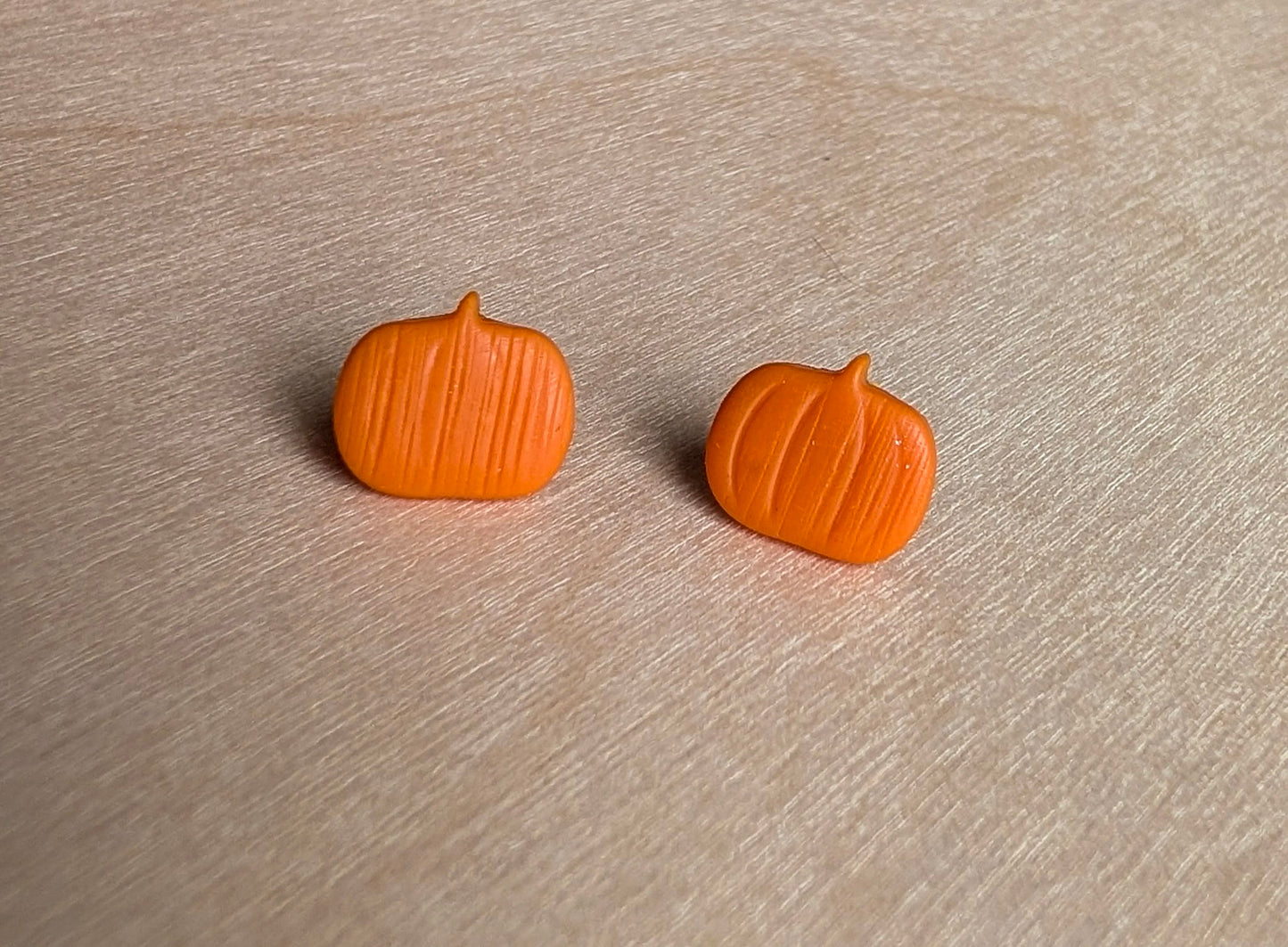Fall Stud Earring Set – Pumpkins, Mittens, Maple Leaf & Acorn (Hypoallergenic Titanium)