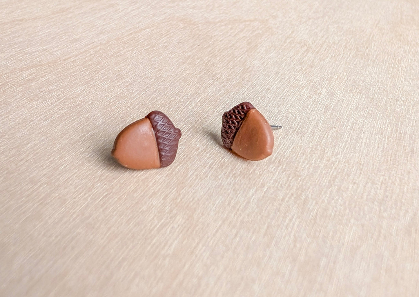 Fall Stud Earring Set – Pumpkins, Mittens, Maple Leaf & Acorn (Hypoallergenic Titanium)